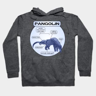 Vertically-Challenged Pangolin Hoodie